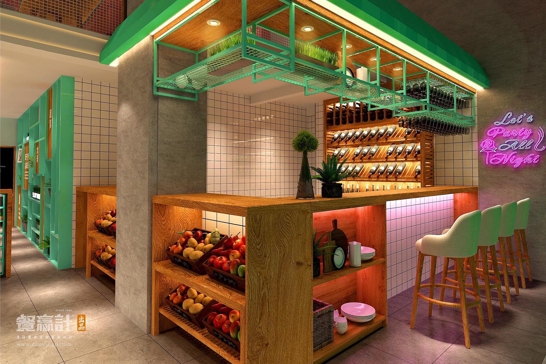 深圳生态主题餐厅空间升级改造设计——禾π网红音乐餐吧创意设计