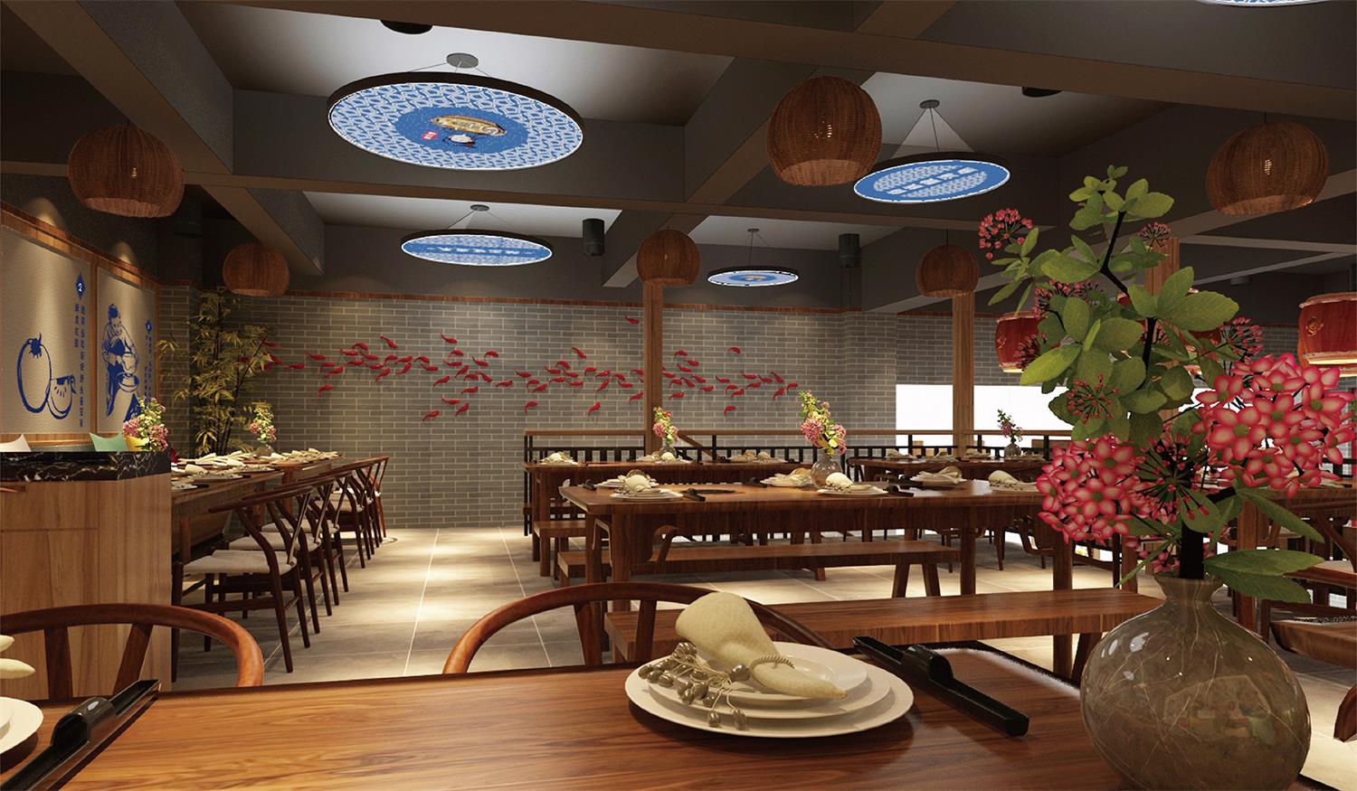 秀峰如何让中餐厅的餐饮空间设计，蕴含中国传统文化底蕴？