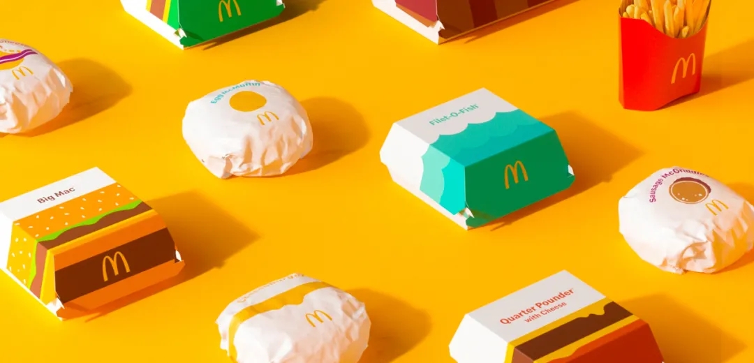 秀峰麦当劳打造全新品牌包装视觉系统，真是会玩